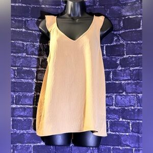 Gilli V-Neck Tan Tank Top
